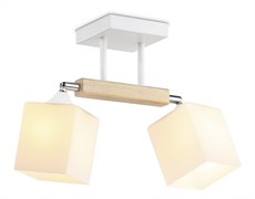 Ambrella Подвесной светильник TR9511/2 WH/CH/FR белый/хром/белый матовый E27*2 max 40W 517*100*246 TR9511