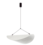 Odeon Light 7067/36L L-VISION ODL25 Подвесной светильник металл/нетканный шелк/черн IP20 LED 25W 3000/3500/4000K 220V SILK 7067/36L