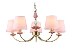 Ambrella Светильник подвесной LH75024/5 GD/PI золото/розовый E14/5 max 40W D700*780 LH75024