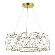 ST LUCE SL6602.203.48 Светильник подвесной Золотистый/Прозрачный LED 1*48W 4000K SL6602.203.48