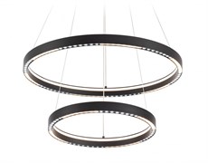 Ambrella Светильник подвесной светодиодный FL5865/2 BK черный 45W 3000K/4200K/6400K D600/400*830 (без ПДУ) FL5865