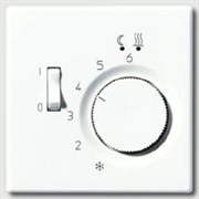Накладка регулятора теплого пола(мех.FTR231U) Jung LS 990 Белый LSFTR231PLWW