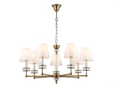 Ambrella Светильник подвесной LH71023/7 BS/WH латунь/белый E14*7 max 40W D820*1130 LH71023