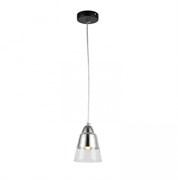 Evoluce SLE102903-01 светильник подвесной чёрный, Хром/Прозрачный E27 1*40W SLE102903-01