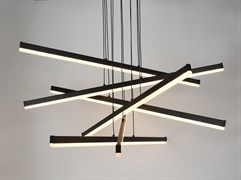 Светильник подвесной (подвес) Rivoli Mabel 6183-201 LED 120 Вт 3000-6000К чёрный светодиодный с пультом Б0068430