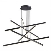 Odeon Light 3890/96L ODL20 34 черный/металл Подвесной светильник LED 4000K 96W 220V RUDY 3890/96L