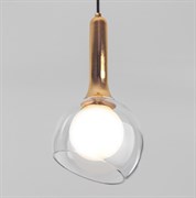 Eurosvet Подвесной светильник со стеклянным плафоном 50188/1 золото a048080