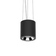 Varton Светодиодный светильник DL-02 Tube подвесной 100х110 мм 12 Вт 4000 K 35°  RAL9005 черный муар диммируемый по протоколу DALI V1-R0-90113-30D01-2001240