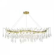 ST LUCE SL1660.213.12 Светильник подвесной Шампань/Шампань, Прозрачный G9 12*5W 4000K SL1660.213.12