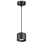Novotech 358656 OVER NT21 147 черный Светильник накладной светодиодный, провод 2м IP20 LED 4000К 12W 220V PATERA 358656