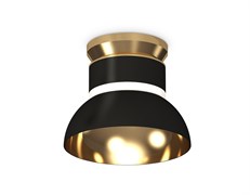 Ambrella Комплект накладного светильника XS8102061 SBK/PYG/CL черный песок/золото желтое полированное/прозрачный GX53 (N8909, C8102, N8145) XS8102061