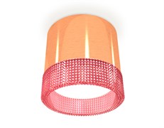 Ambrella Комплект накладного светильника с композитным хрусталем XS8122022 PPG/PI золото розовое полированное/розовый GX53 (C8122, N8486) XS8122022