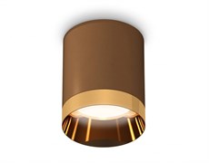 Ambrella Комплект накладного светильника XS6304011 SCF/PYG кофе песок/золото желтое полированное MR16 GU5.3 (C6304, N6134) XS6304011 Ambrella Комплект накладного светильника XS6304011 SCF/PYG кофе песок/золото желтое полированное MR16 GU5.3 (C6304, N6134) XS6304011