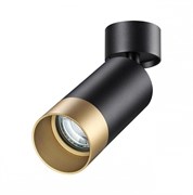 Novotech 370871 OVER NT22 черный/золото Светильник накладной IP20 GU10 9W 220V SLIM 370871 Novotech 370871 OVER NT22 черный/золото Светильник накладной IP20 GU10 9W 220V SLIM 370871