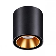 Novotech 358485 OVER NT20 000 черный/золото Светильник накладной IP20 LED 10W 220V RECTE 358485