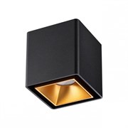 Novotech 358487 OVER NT20 000 черный/золото Светильник накладной IP20 LED 4000K 10W 220V RECTE 358487