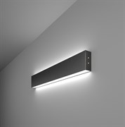 Elektrostandard 101-100-40-53 / Линейный светодиодный накладной двусторонний светильник 53см 20W 6500K черная шагрень a042925
