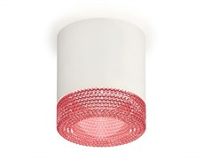 Ambrella Комплект накладного светильника XS7401022 SWH/PI белый песок/розовый MR16 GU5.3 (C7401, N7193) XS7401022