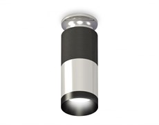 Ambrella Комплект накладного светильника XS6305100 PSL/DCH/PBK серебро полированное/черный хром/черный полированный MR16 GU5.3 (N6903, C6303, A2010, C XS6305100