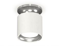 Ambrella Комплект накладного светильника XS7401103 SWH/PSL белый песок/серебро полированное MR16 GU5.3 (N7927, C7401, N7022) XS7401103