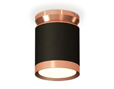 Ambrella Комплект накладного светильника XS8142035 SBK/PPG черный песок/золото розовое полированное GX53 (N8912, C8142, N8126) XS8142035