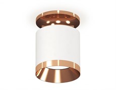 Ambrella Комплект накладного светильника XS7401141 SWH/PPG белый песок/золото розовое полированное MR16 GU5.3 (N7930, C7401, N7035) XS7401141