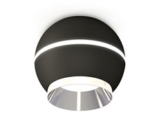 Ambrella Комплект накладного светильника XS1102011 SBK/PSL черный песок/серебро полированное MR16 GU5.3 LED 3W 4200K (C1102, N7032) XS1102011 Ambrella Комплект накладного светильника XS1102011 SBK/PSL черный песок/серебро полированное MR16 GU5.3 LED 3W 4200K (C1102, N7032) XS1102011