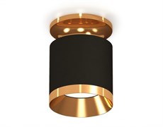 Ambrella Комплект накладного светильника XS7402101 SBK/PYG черный песок/золото желтое полированное MR16 GU5.3 (N7929, C7402, N7034) XS7402101 Ambrella Комплект накладного светильника XS7402101 SBK/PYG черный песок/золото желтое полированное MR16 GU5.3 (N7929, C7402, N7034) XS7402101