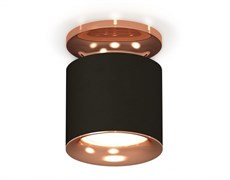 Ambrella Комплект накладного светильника XS7402122 SBK/PPG черный песок/золото розовое полированное MR16 GU5.3 (N7930, C7402, N7015) XS7402122 Ambrella Комплект накладного светильника XS7402122 SBK/PPG черный песок/золото розовое полированное MR16 GU5.3 (N7930, C7402, N7015) XS7402122