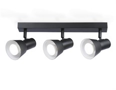 Ambrella Светильник накладной TA13122/3 BK/WH черный/белый GU10/3 max 12W 470*85*150 TA13122 Ambrella Светильник накладной TA13122/3 BK/WH черный/белый GU10/3 max 12W 470*85*150 TA13122