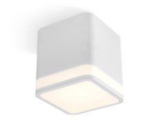 Ambrella Комплект накладного светильника с акрилом XS7805030 SWH/FR белый песок/белый матовый MR16 GU5.3 (C7805, N7750) XS7805030 Ambrella Комплект накладного светильника с акрилом XS7805030 SWH/FR белый песок/белый матовый MR16 GU5.3 (C7805, N7750) XS7805030