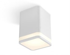 Ambrella Комплект накладного светильника с акрилом XS7812020 SWH/FR белый песок/белый матовый MR16 GU5.3 (C7812, N7750) XS7812020 Ambrella Комплект накладного светильника с акрилом XS7812020 SWH/FR белый песок/белый матовый MR16 GU5.3 (C7812, N7750) XS7812020