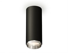 Ambrella Комплект накладного светильника XS6343003 SBK/PSL черный песок/серебро полированное MR16 GU5.3 (C6343, N6122) XS6343003 Ambrella Комплект накладного светильника XS6343003 SBK/PSL черный песок/серебро полированное MR16 GU5.3 (C6343, N6122) XS6343003