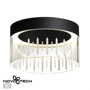 Novotech 359004 OVER NT23 000 черный Светильник накладной светодиодный IP20 LED 4000K 18W 85-265V AURA 359004 Novotech 359004 OVER NT23 000 черный Светильник накладной светодиодный IP20 LED 4000K 18W 85-265V AURA 359004