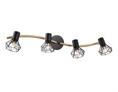 Ambrella Светильник накладной TR8658/4 BK/GD черный/золото E14/4 max 60W 750*100*185 TR8658