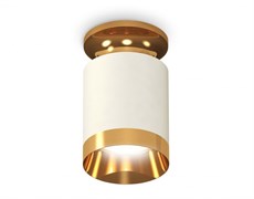 Ambrella Комплект накладного светильника XS6301180 SWH/PYG белый песок/золото желтое полированное MR16 GU5.3 (N6905, C6301, N6134) XS6301180