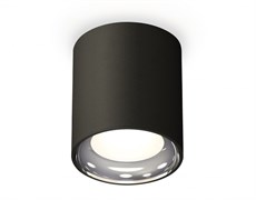 Ambrella Комплект накладного светильника XS7422011 SBK/PSL черный песок/серебро полированное MR16 GU5.3 (C7422, N7023) XS7422011