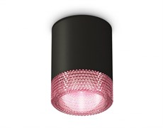 Ambrella Комплект накладного светильника XS6302042 SBK/PI черный песок/розовый MR16 GU5.3 (C6302, N6152) XS6302042 Ambrella Комплект накладного светильника XS6302042 SBK/PI черный песок/розовый MR16 GU5.3 (C6302, N6152) XS6302042