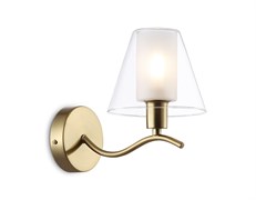 Ambrella Светильник настенный LH57095 BS/FR латунь/белый матовый E14 max 40W 230*140*200 LH57095