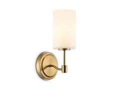 Ambrella Светильник настенный LH56056 BS/FR латунь/белый матовый E14 max 40W 160*120*280 LH56056 Ambrella Светильник настенный LH56056 BS/FR латунь/белый матовый E14 max 40W 160*120*280 LH56056