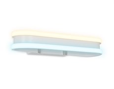 Ambrella Настенный светодиодный светильник FL161 WH белый LED 3000K/6400K 26W 400*60*130 FL161 Ambrella Настенный светодиодный светильник FL161 WH белый LED 3000K/6400K 26W 400*60*130 FL161