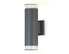 Ambrella Светильник уличный настенный архитектурный ST3820/2 GR/CL серый/прозрачный IP54 GU10/2 max 35W 310*90*160 ST3820 Ambrella Светильник уличный настенный архитектурный ST3820/2 GR/CL серый/прозрачный IP54 GU10/2 max 35W 310*90*160 ST3820