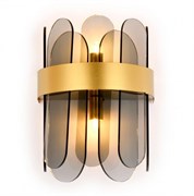 Ambrella Настенный светильник с хрусталем TR5348/2 GD/SM золото/дымчатый G9/2 max 40W 270*200*140 TR5348 Ambrella Настенный светильник с хрусталем TR5348/2 GD/SM золото/дымчатый G9/2 max 40W 270*200*140 TR5348