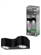 TDM Светильник настенный LED, Дуэт, 4х3 Вт, 3000 К, L200 мм, алюм./черн., вверх/вниз, IP65 SQ0345-1025 TDM Светильник настенный LED, Дуэт, 4х3 Вт, 3000 К, L200 мм, алюм./черн., вверх/вниз, IP65 SQ0345-1025