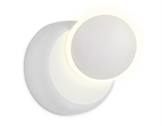 Ambrella Настенный светодиодный светильник FW115 WH/S белый/песок LED 3000K 5W D140*65 FW115