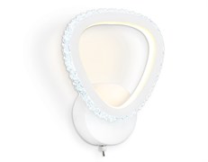 Ambrella Настенный светодиодный светильник с выключателем на корпусе FA9557 WH белый 20W 6400K/3000K 220*250*70 FA9557