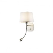Favourite Baumwolle Белый Светильник настенный 1*E14*40W+1*1WLED 1687-2W Favourite Baumwolle Белый Светильник настенный 1*E14*40W+1*1WLED 1687-2W