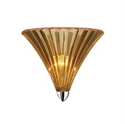 Favourite Iris Хром/Янтарь Светильник настенный 1*E14*40W 1697-1W Favourite Iris Хром/Янтарь Светильник настенный 1*E14*40W 1697-1W