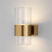 Eurosvet 40021/1 LED настенный светильник латунь/прозрачный a062083 a062083 Eurosvet 40021/1 LED настенный светильник латунь/прозрачный a062083 a062083