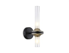 Ambrella Светильник настенный LH55355/2 BK/CGD/CL черный/золото/прозрачный G9/2 max 30W 150*100*320 LH55355